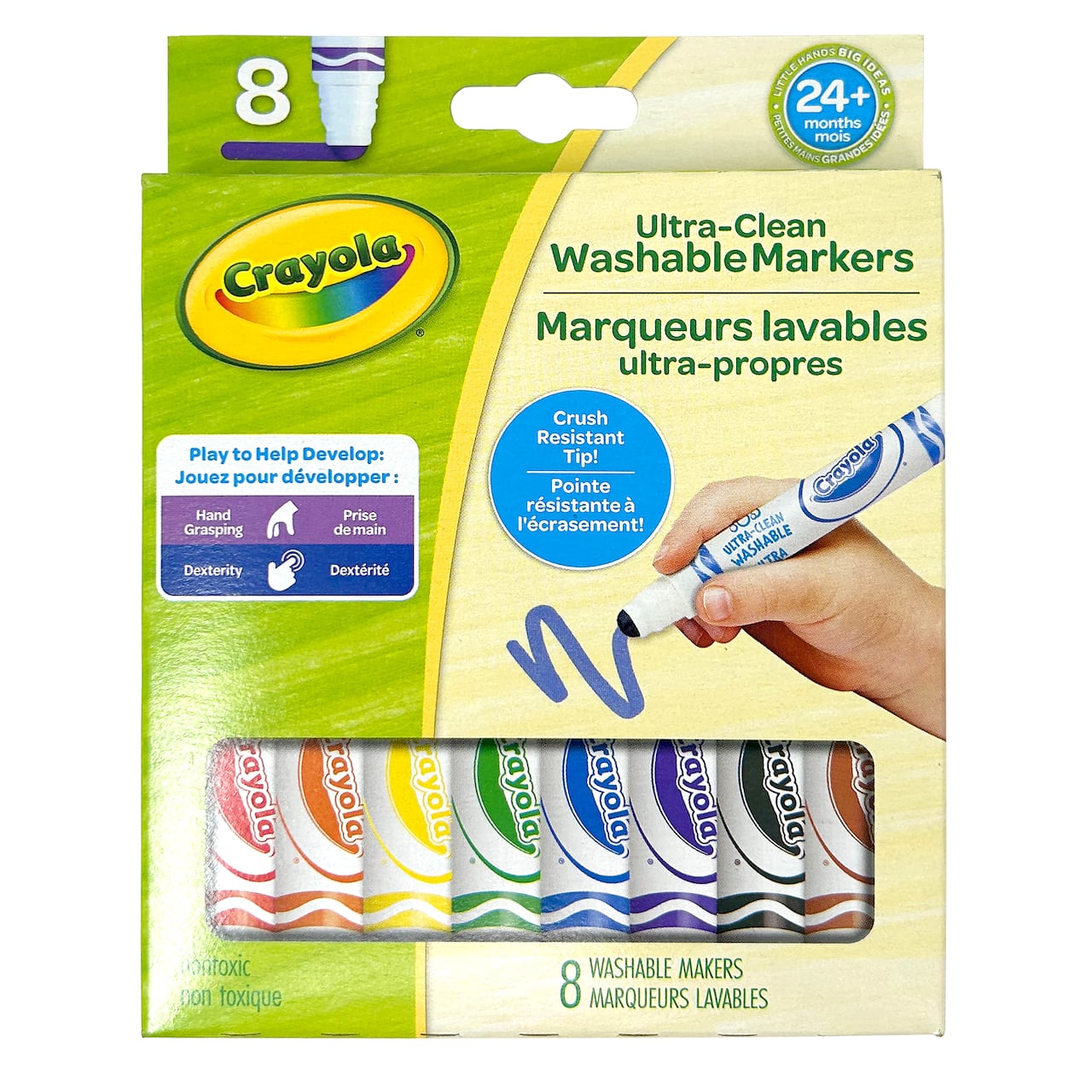 Crayola® Crush Resistant Washable Toddler Markers